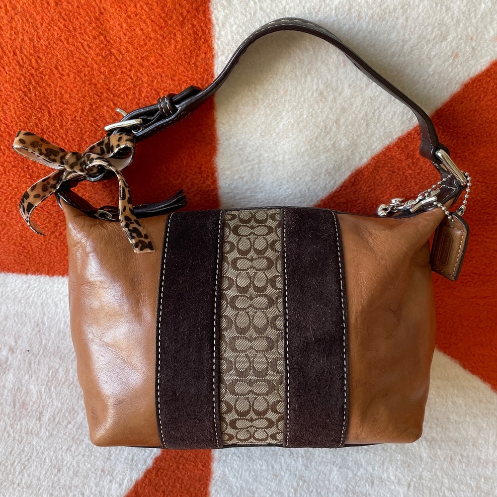 Coach Racer Stripe Mini Bag